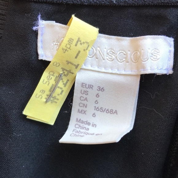 H&M Conscious black Brooker bustier jumpsuit, size 6 - Picture 8 of 10